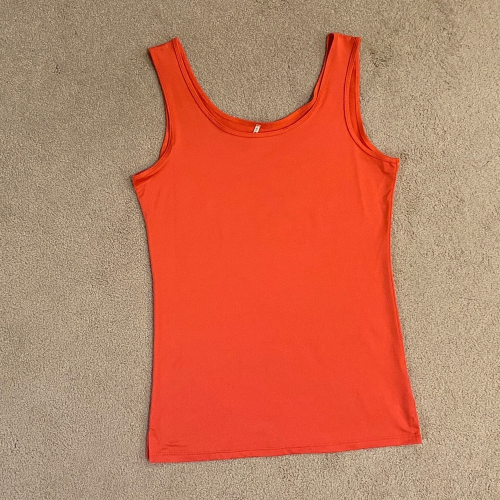 Orange Tank Size Large